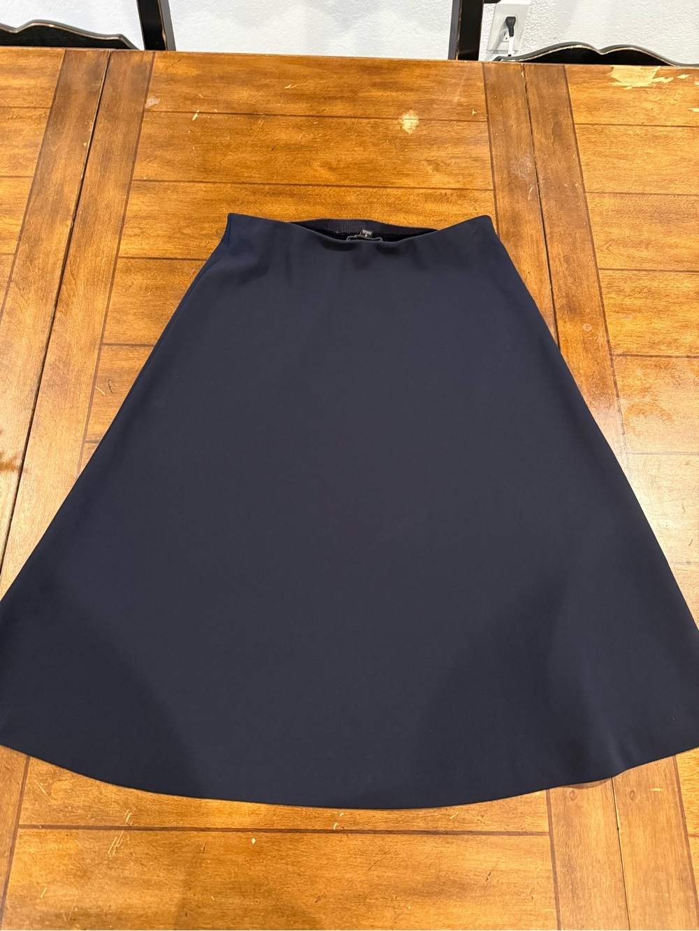Ann Taylor Navy A-Line Skirt